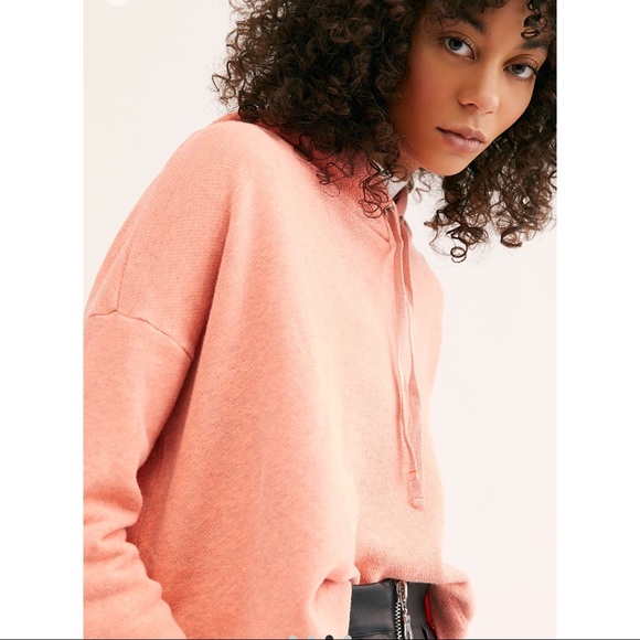 HP SALE FREE PEOPLE  “LIVING IS EASY”Hoodie - Picture 4 of 6